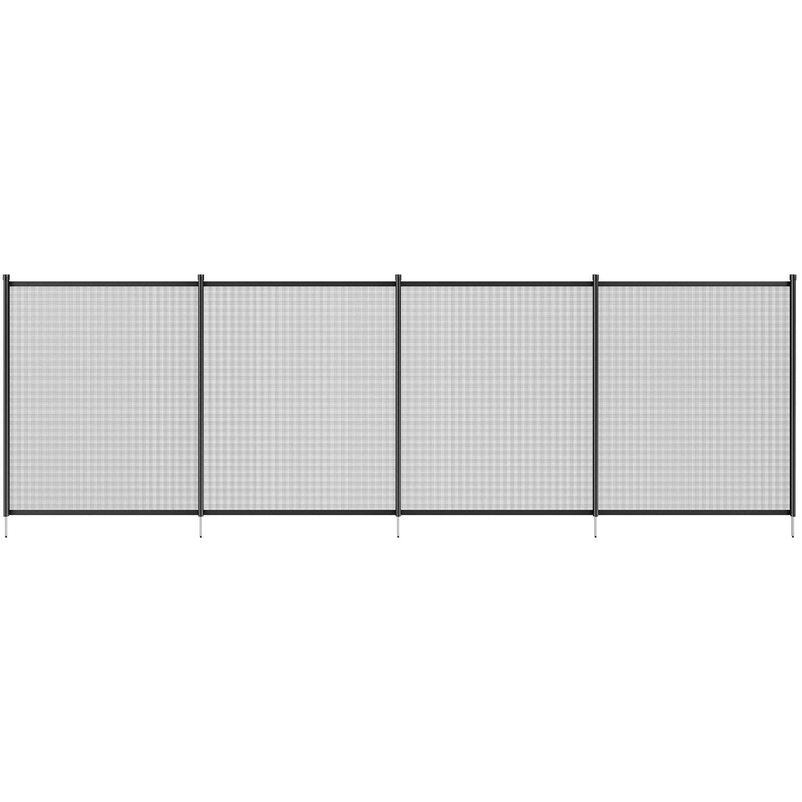 Pool Fence, 4 X 12 FT Pool Fences For Inground Pools, Removable Child Safety Pool Fencing, Easy DIY Installation Swimming Pool Fence, 340gms Teslin PVC Pool Fence Mesh Protects Kids And Pets_maomaolike.com